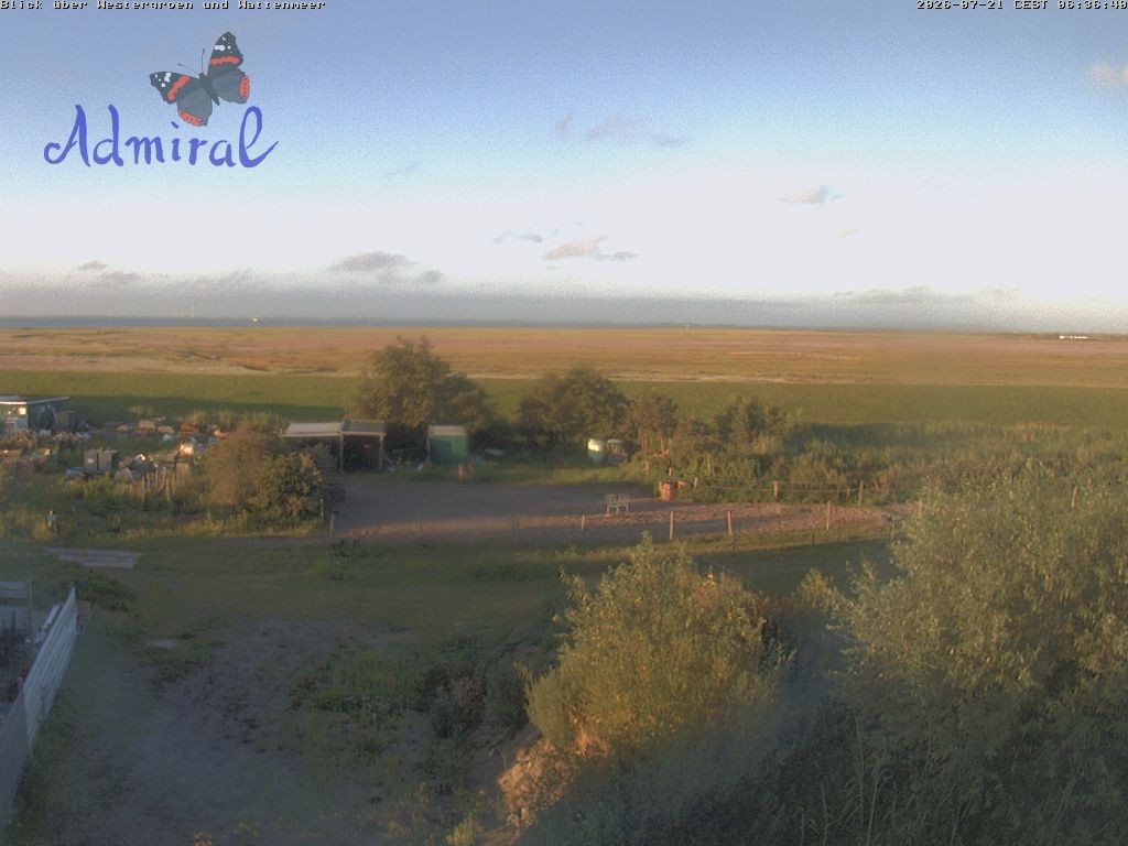 Archiv Foto Webcam Spiekeroog: Haus Admiral