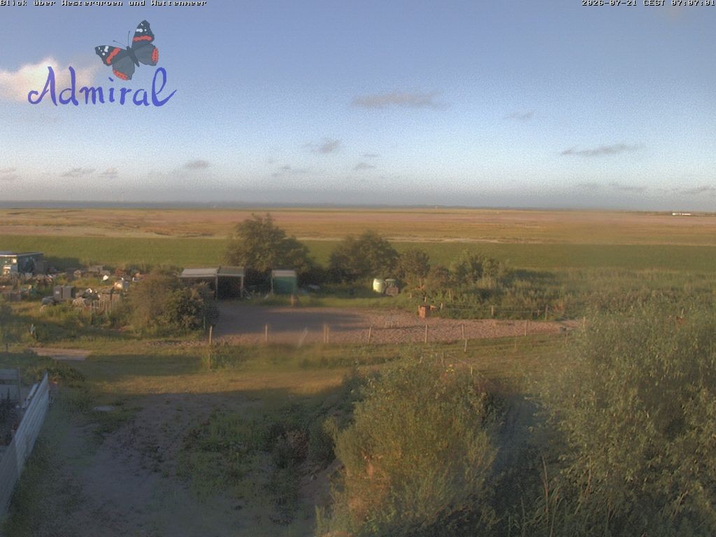 Archiv Foto Webcam Spiekeroog: Haus Admiral