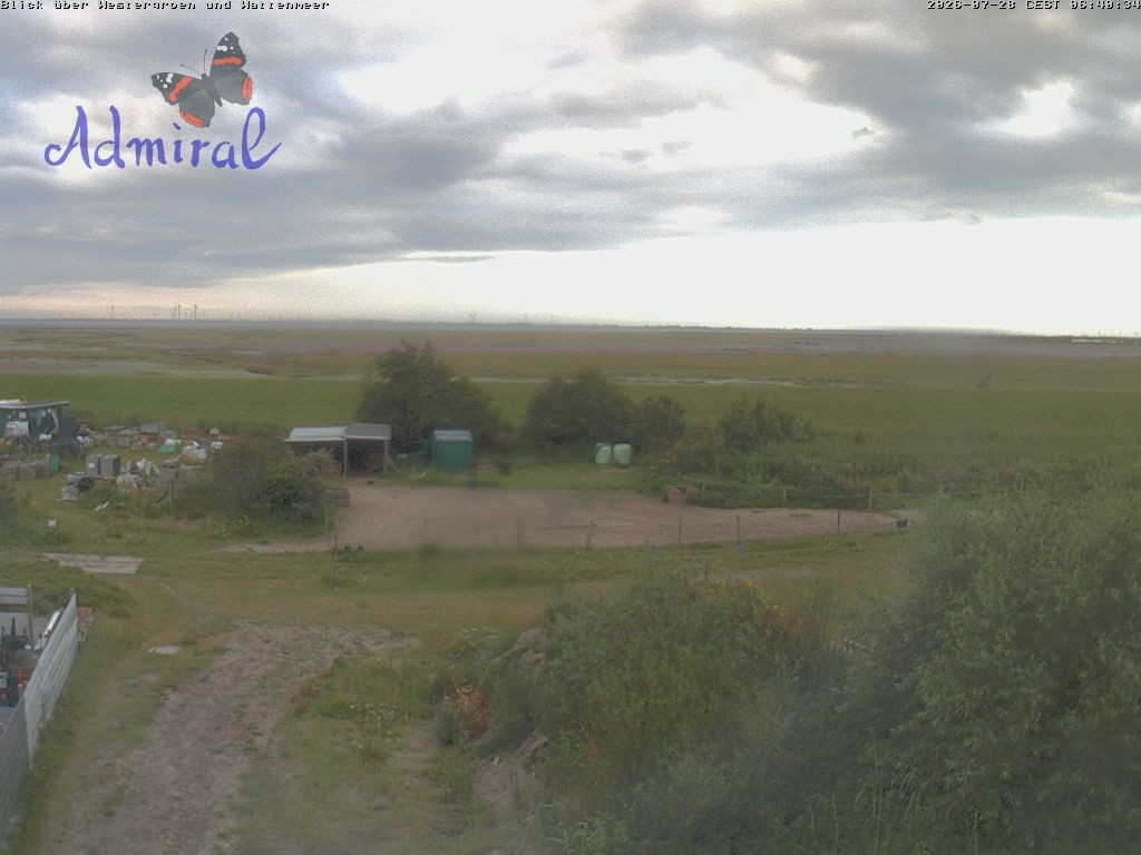Archiv Foto Webcam Spiekeroog: Haus Admiral