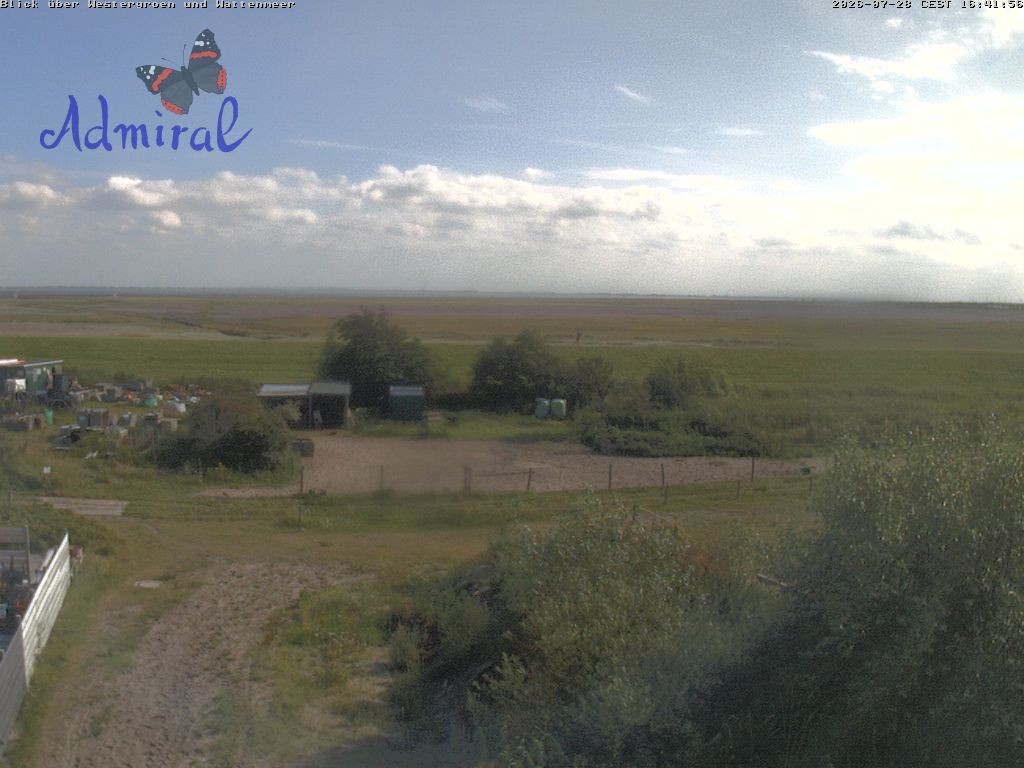 Archiv Foto Webcam Spiekeroog: Haus Admiral