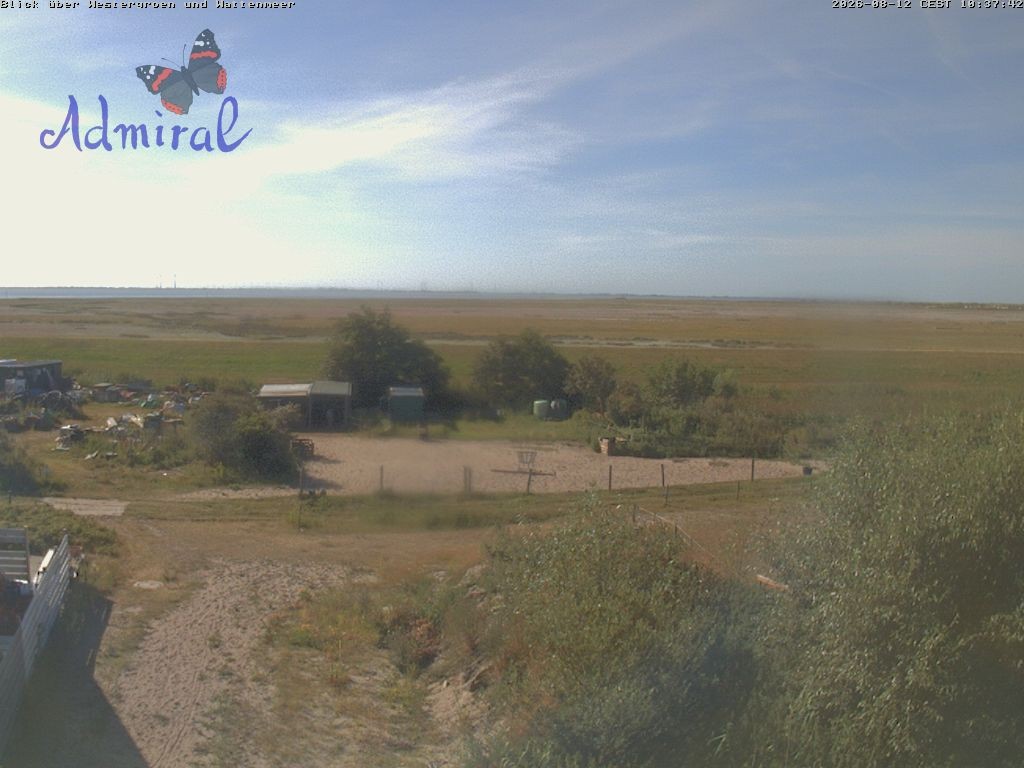 Archiv Foto Webcam Spiekeroog: Haus Admiral