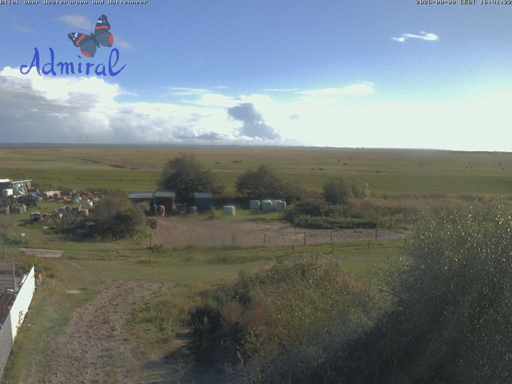Archiv Foto Webcam Spiekeroog: Haus Admiral