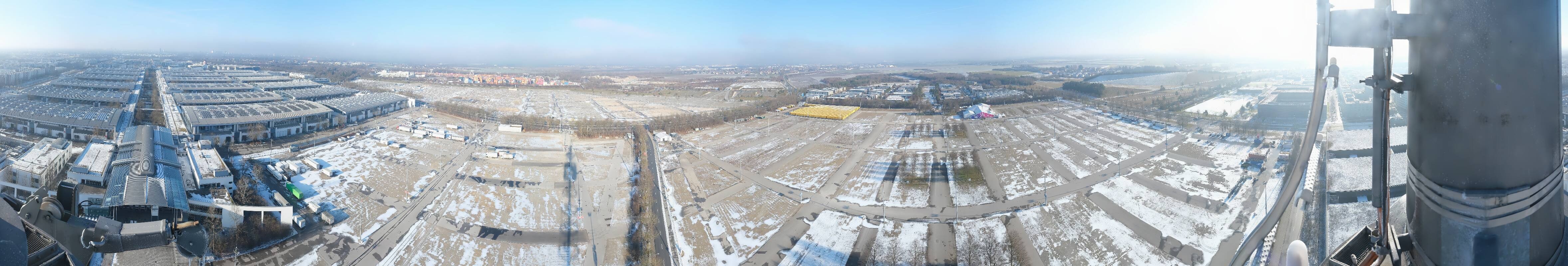 Archiv Foto Webcam München: Messeturm Riem (Messestadt Ost)