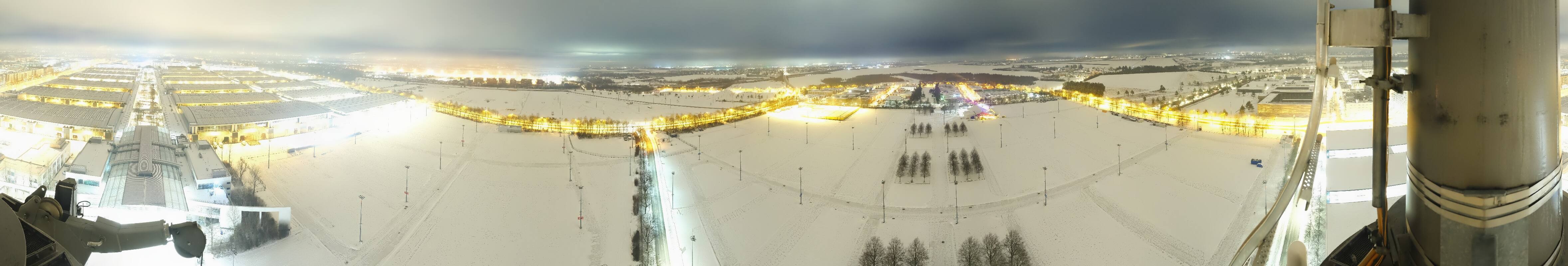 Archiv Foto Webcam München: Messeturm Riem (Messestadt Ost)
