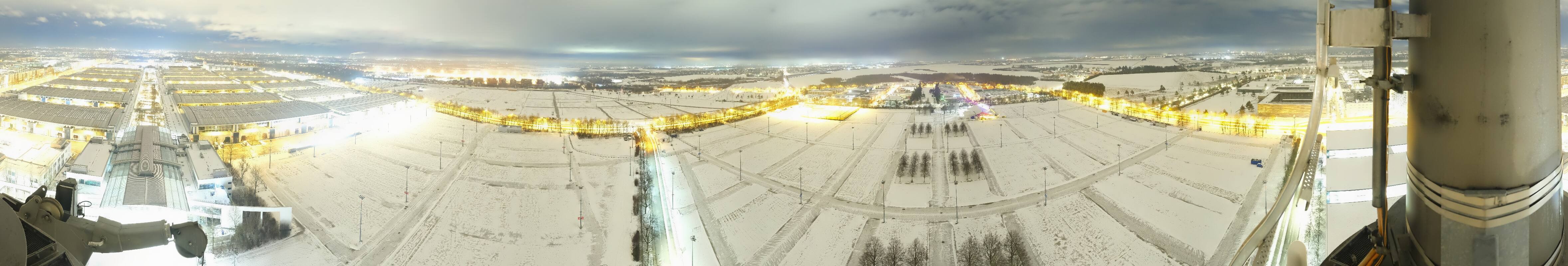 Archiv Foto Webcam München: Messeturm Riem (Messestadt Ost)