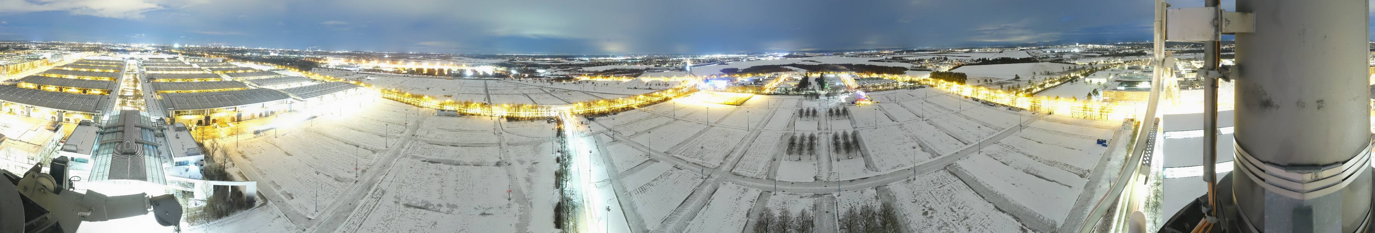 Archiv Foto Webcam München: Messeturm Riem (Messestadt Ost)
