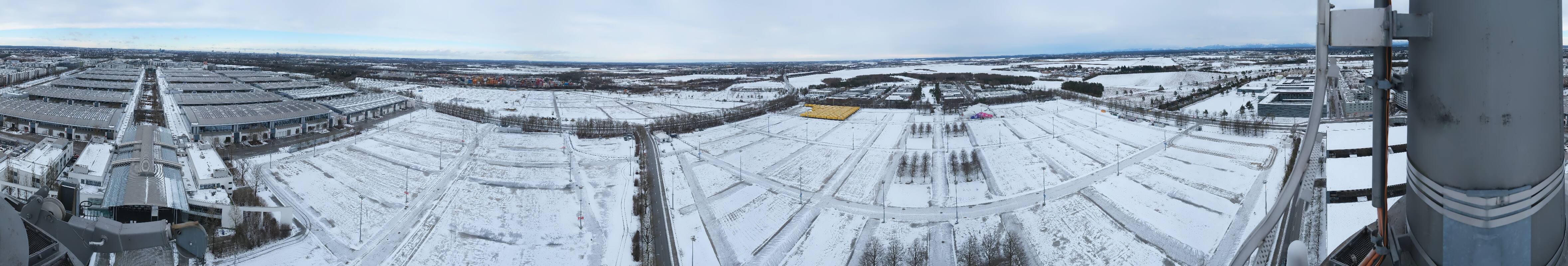 Archiv Foto Webcam München: Messeturm Riem (Messestadt Ost)