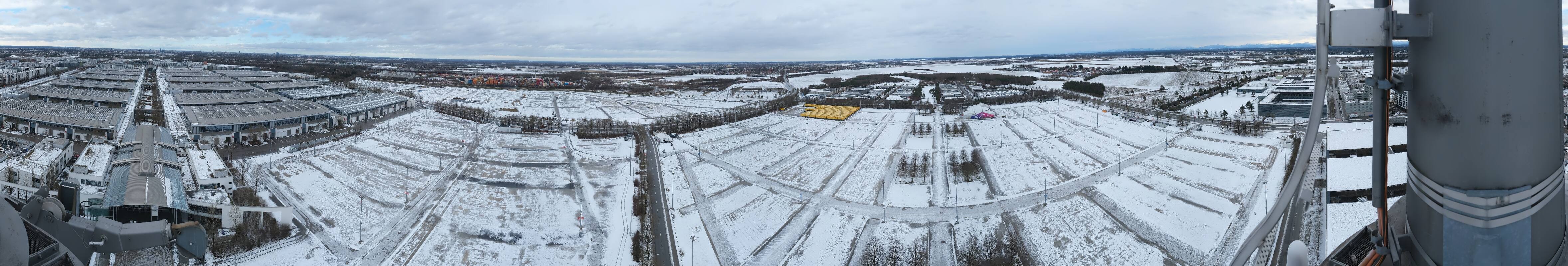 Archiv Foto Webcam München: Messeturm Riem (Messestadt Ost)