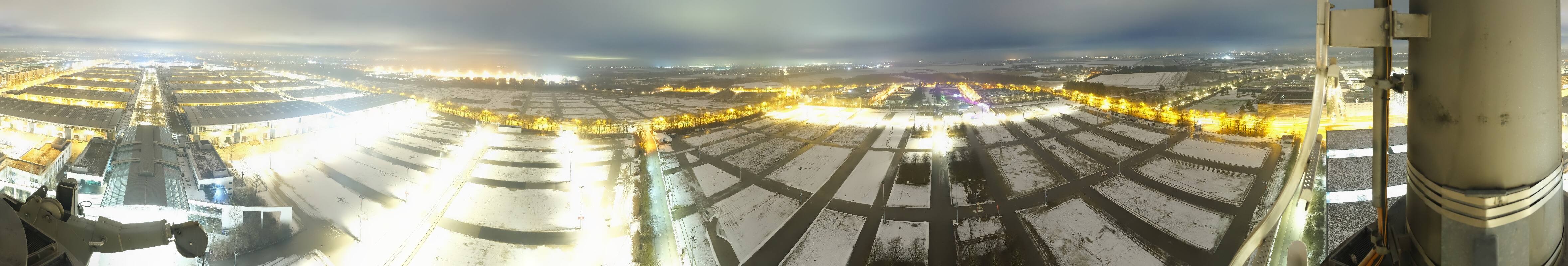 Archiv Foto Webcam München: Messeturm Riem (Messestadt Ost)