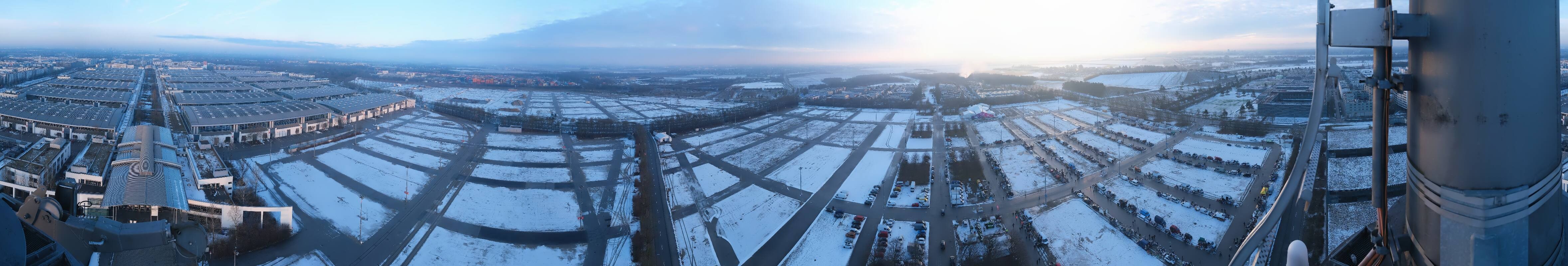 Archiv Foto Webcam München: Messeturm Riem (Messestadt Ost)