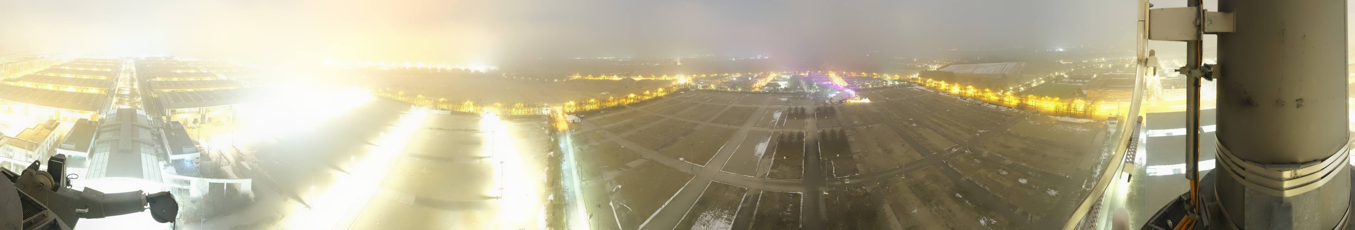 Archiv Foto Webcam München: Messeturm Riem (Messestadt Ost)