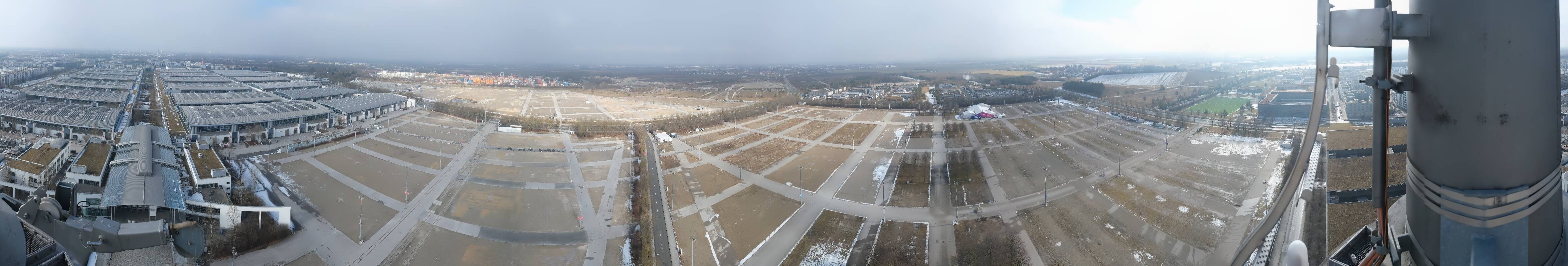 Archiv Foto Webcam München: Messeturm Riem (Messestadt Ost)
