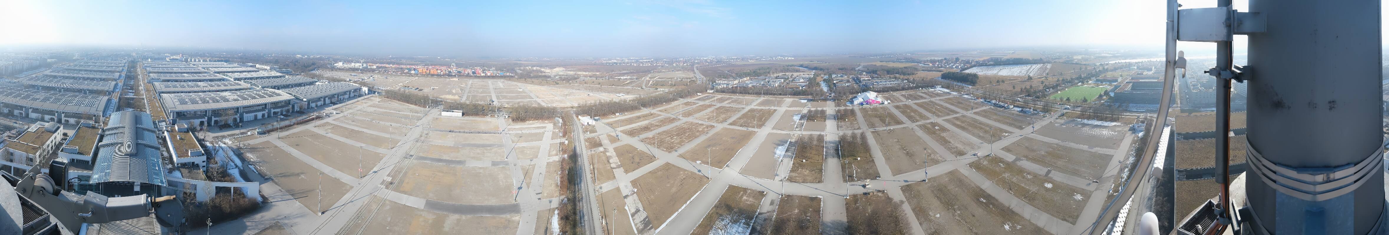 Archiv Foto Webcam München: Messeturm Riem (Messestadt Ost)