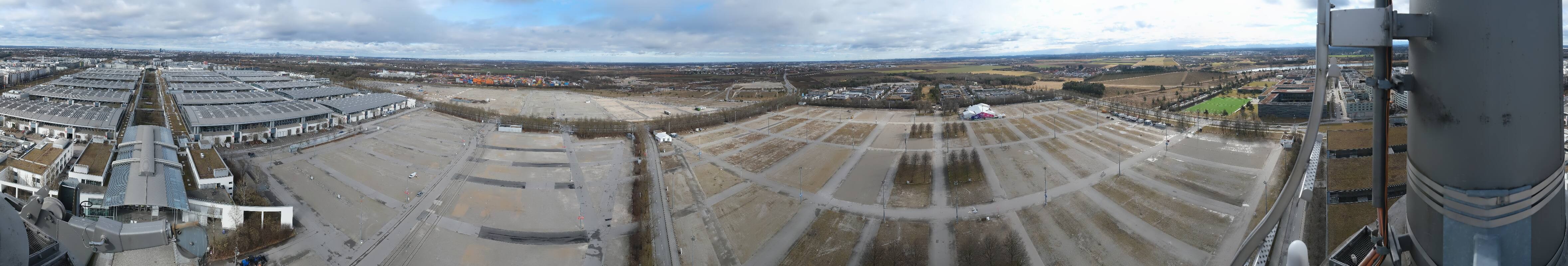 Archiv Foto Webcam München: Messeturm Riem (Messestadt Ost)