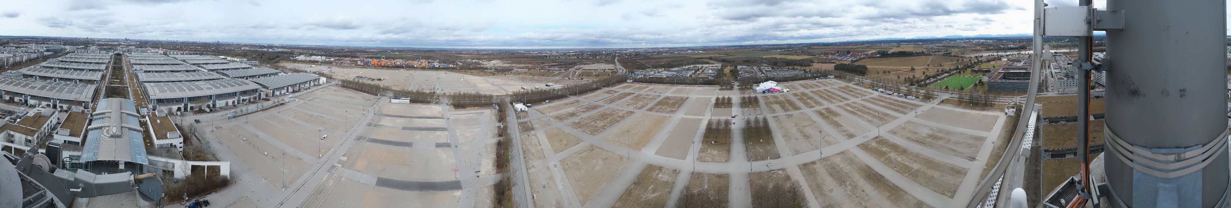 Archiv Foto Webcam München: Messeturm Riem (Messestadt Ost)