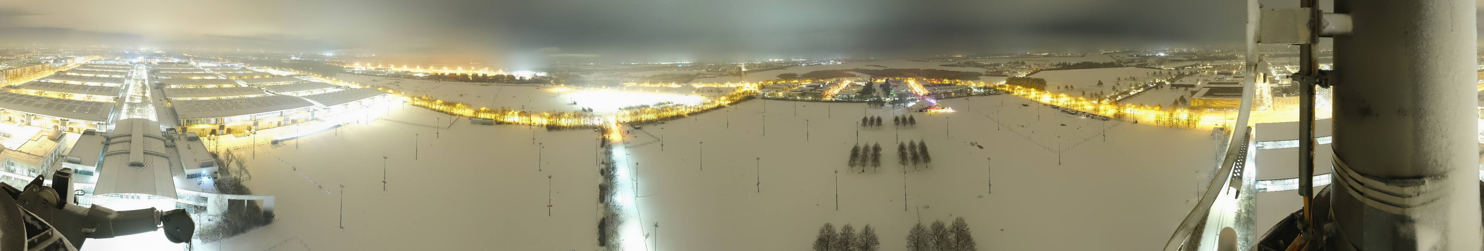 Archiv Foto Webcam München: Messeturm Riem (Messestadt Ost)