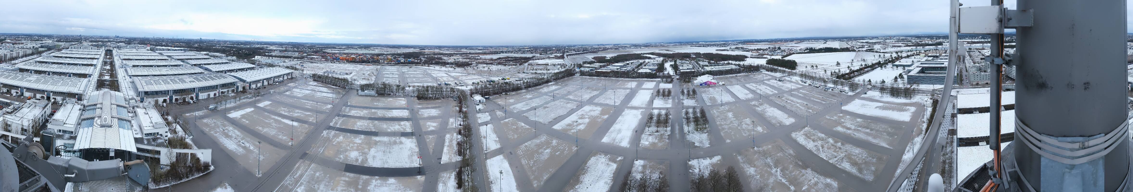 Archiv Foto Webcam München: Messeturm Riem (Messestadt Ost)