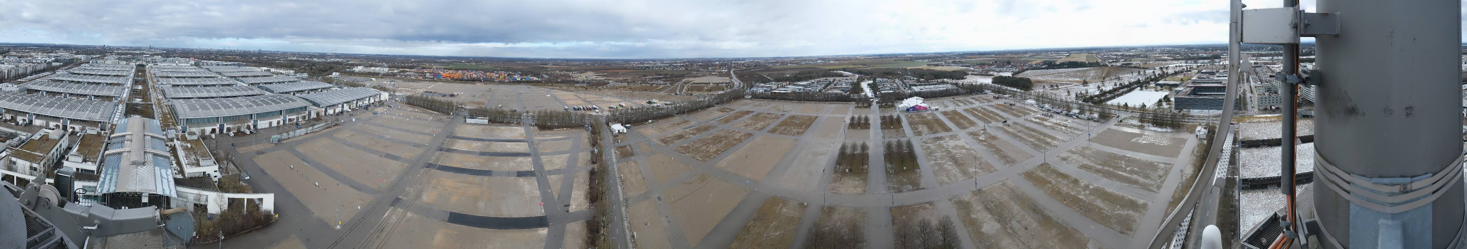 Archiv Foto Webcam München: Messeturm Riem (Messestadt Ost)