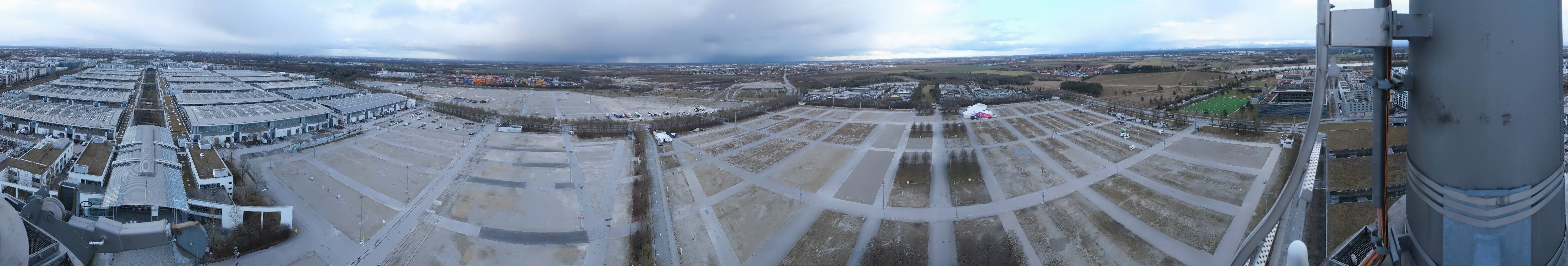 Archiv Foto Webcam München: Messeturm Riem (Messestadt Ost)