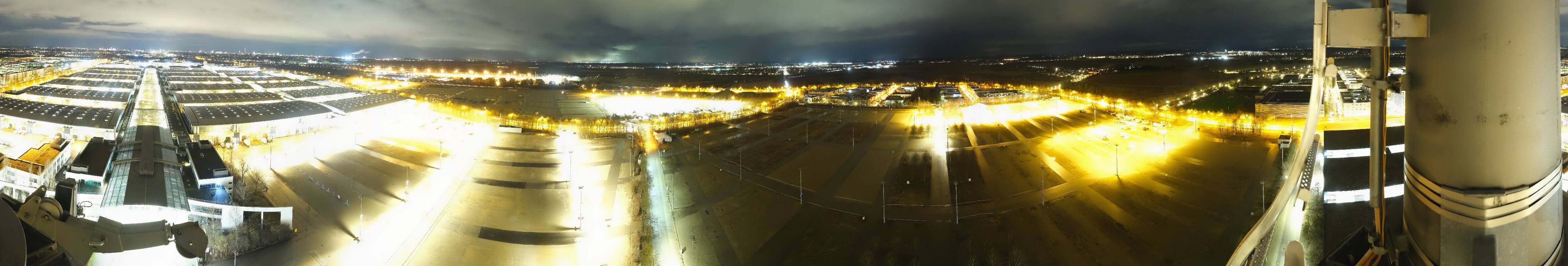 Archiv Foto Webcam München: Messeturm Riem (Messestadt Ost)
