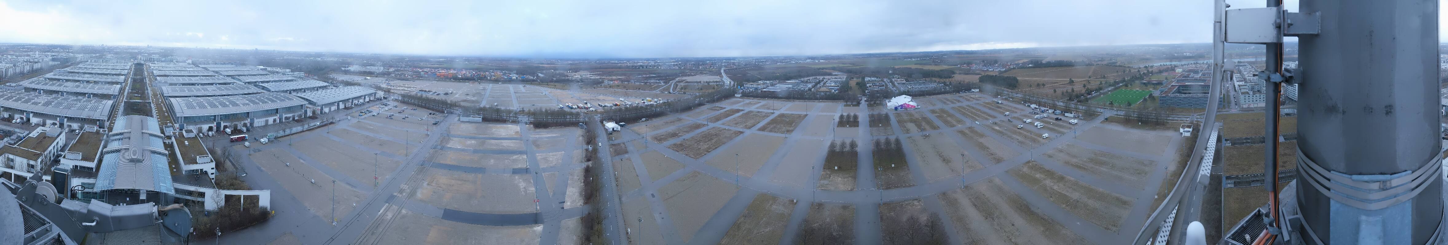 Archiv Foto Webcam München: Messeturm Riem (Messestadt Ost)