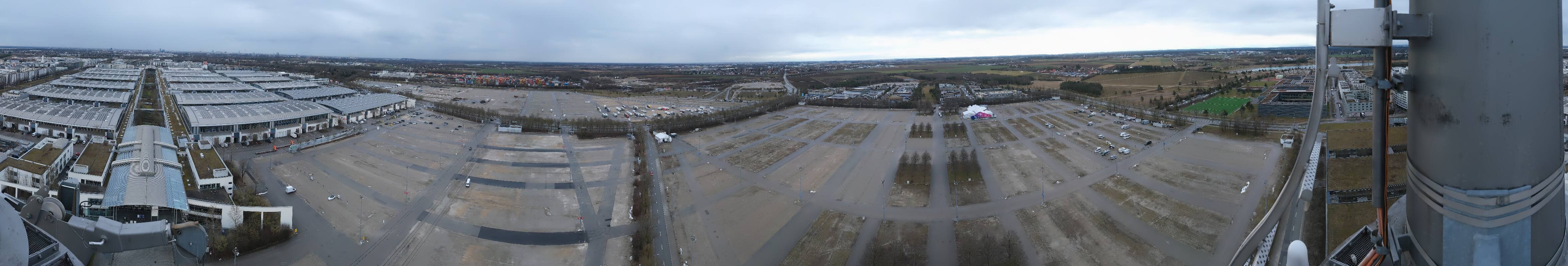 Archiv Foto Webcam München: Messeturm Riem (Messestadt Ost)