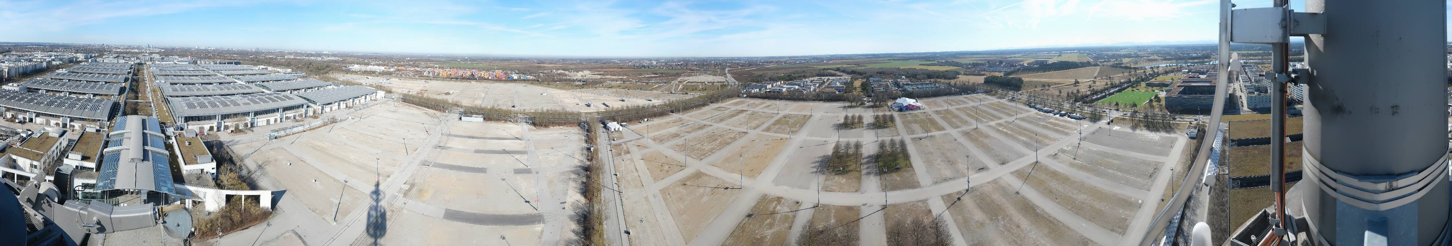 Archived image Webcam Munich: Messe München Riem