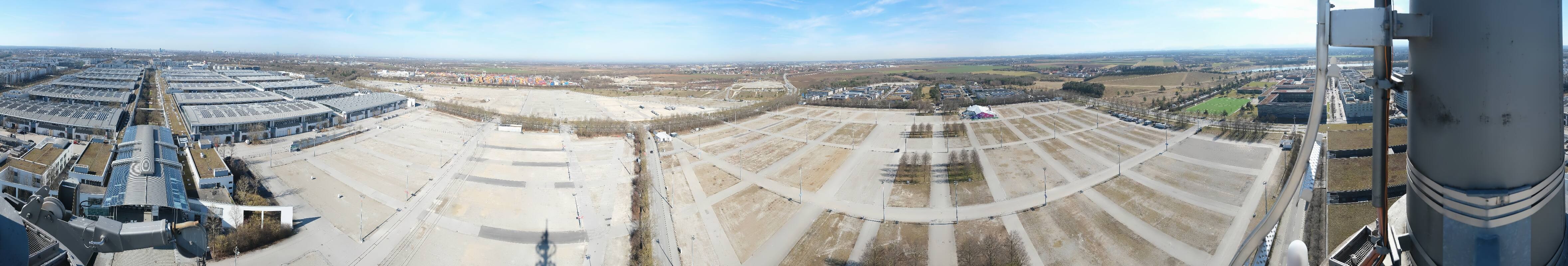 Archived image Webcam Munich: Messe München Riem