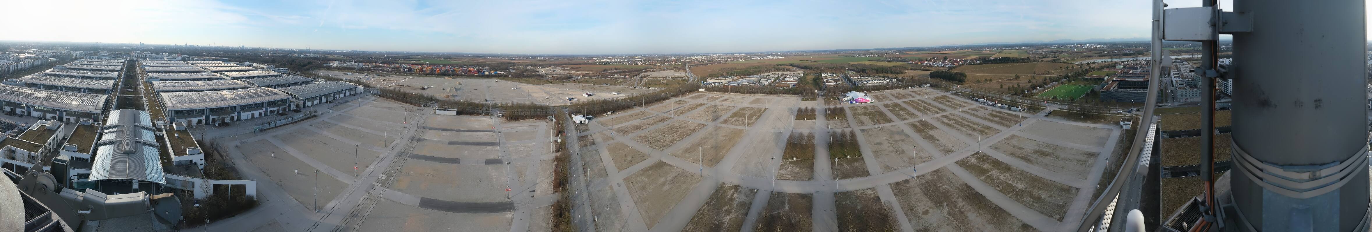 Archived image Webcam Munich: Messe München Riem