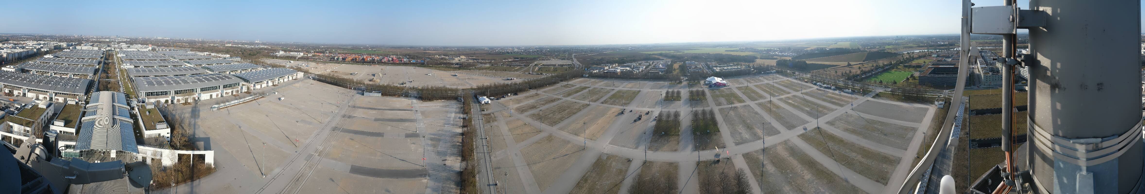 Archiv Foto Webcam München: Messeturm Riem (Messestadt Ost)