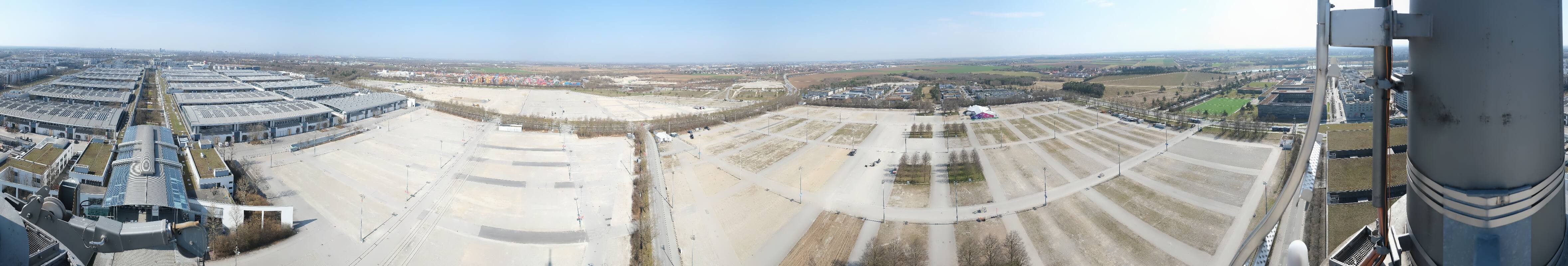 Archiv Foto Webcam München: Messeturm Riem (Messestadt Ost)