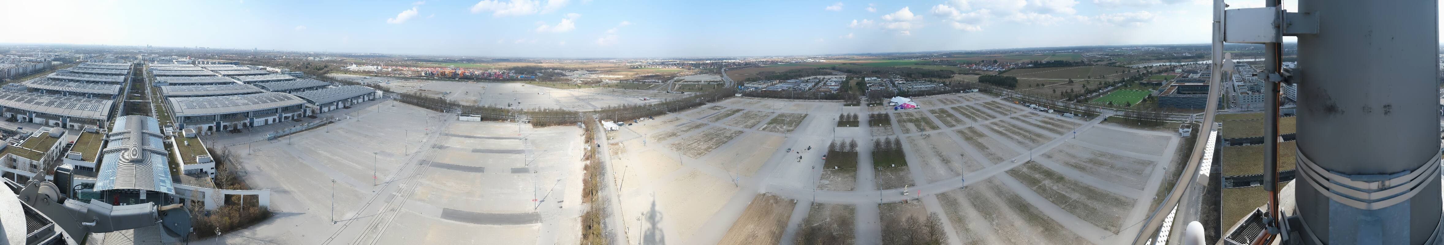 Archiv Foto Webcam München: Messeturm Riem (Messestadt Ost)