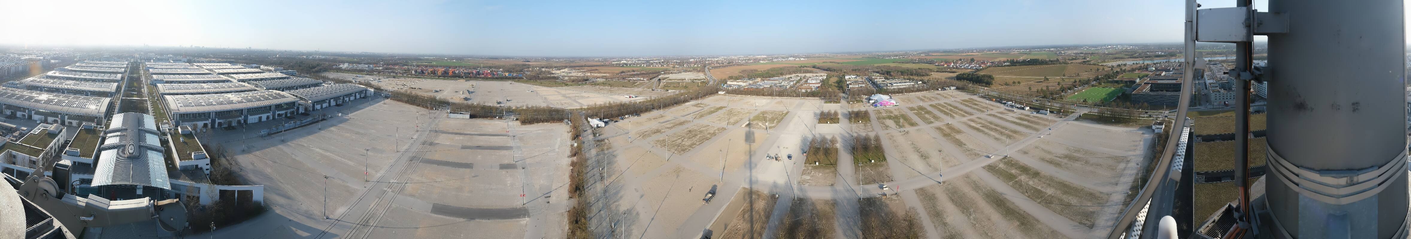 Archiv Foto Webcam München: Messeturm Riem (Messestadt Ost)