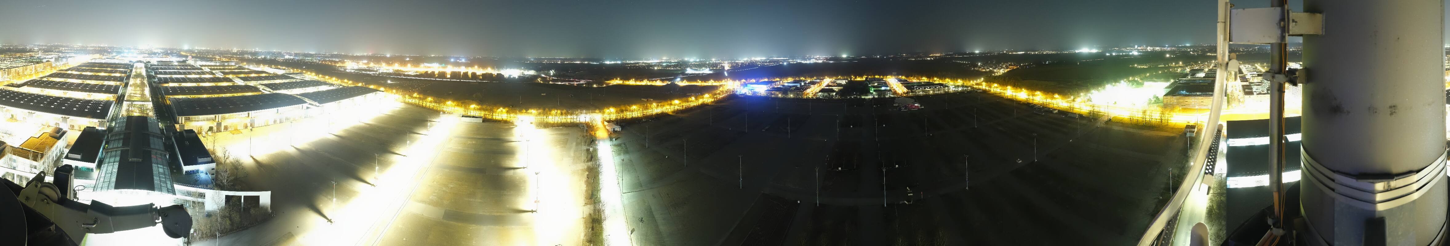Archiv Foto Webcam München: Messeturm Riem (Messestadt Ost)