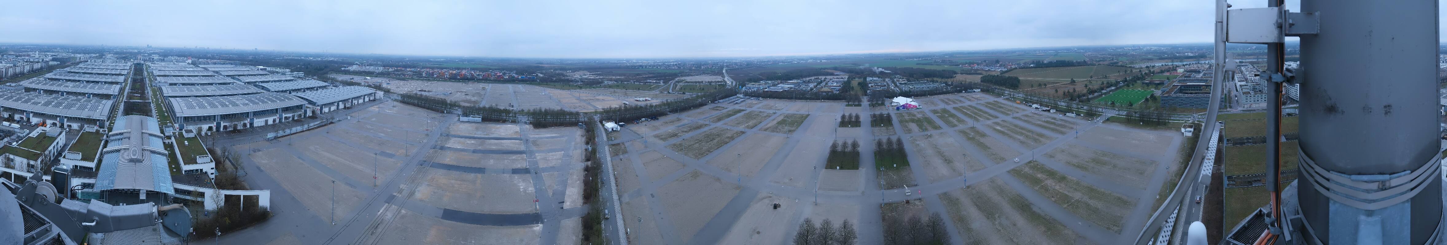 Archived image Webcam Munich: Messe München Riem