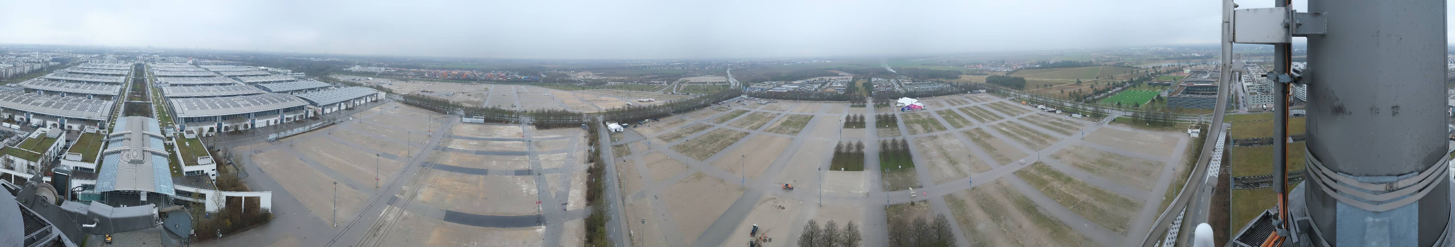 Archived image Webcam Munich: Messe München Riem