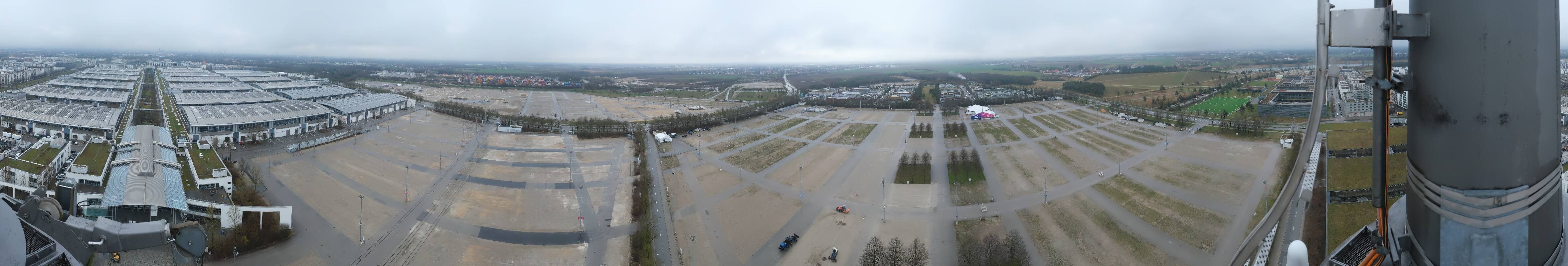 Archiv Foto Webcam München: Messeturm Riem (Messestadt Ost)