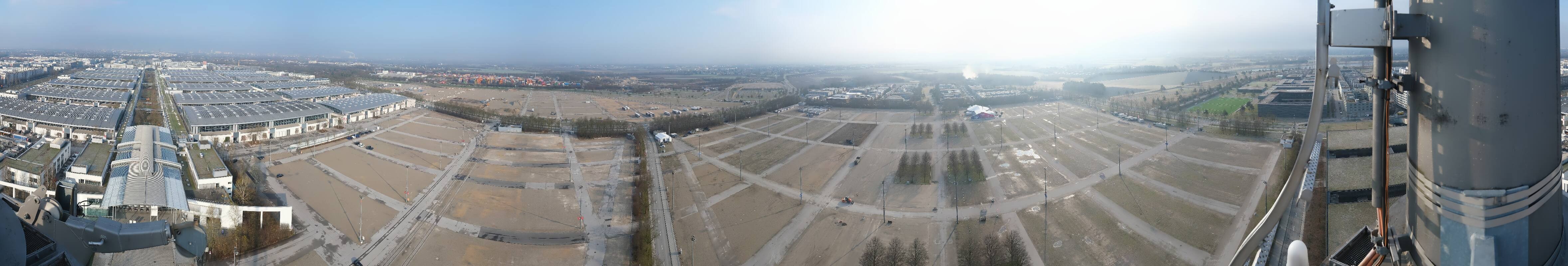 Archiv Foto Webcam München: Messeturm Riem (Messestadt Ost)