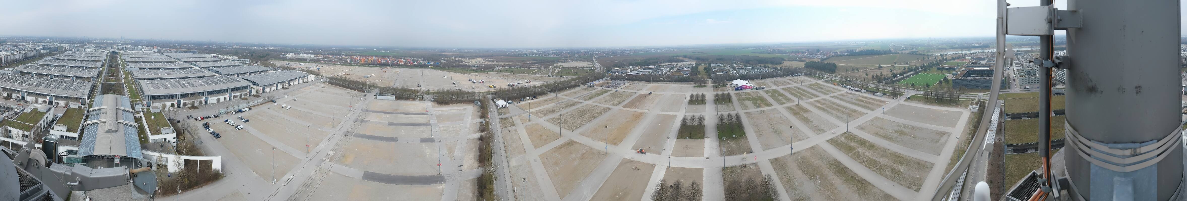 Archived image Webcam Munich: Messe München Riem