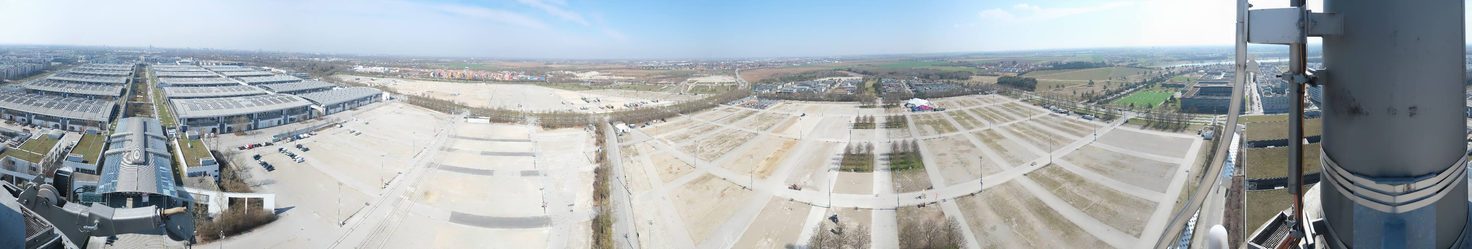 Archived image Webcam Munich: Messe München Riem