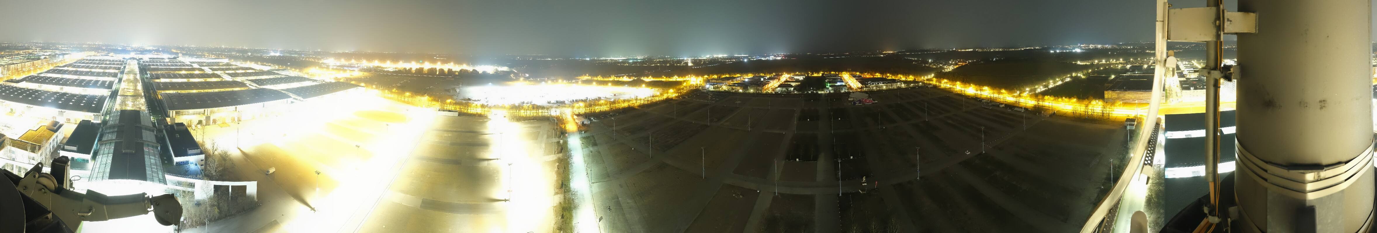 Archived image Webcam Munich: Messe München Riem