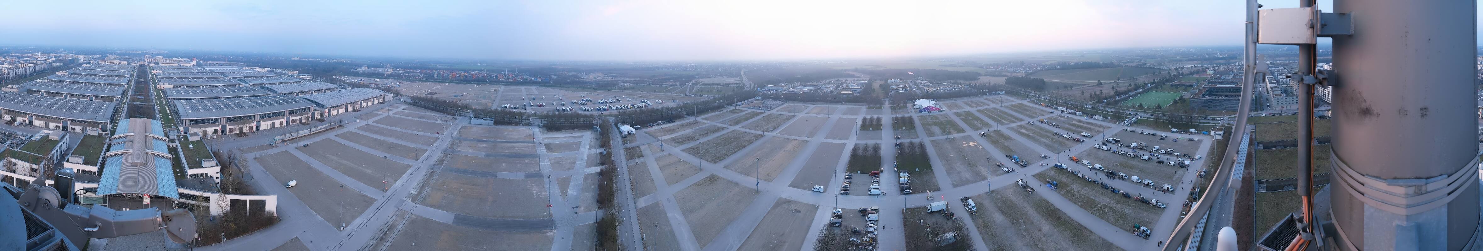 Archived image Webcam Munich: Messe München Riem