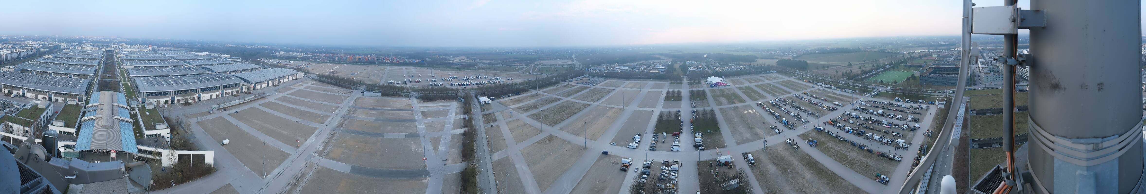 Archived image Webcam Munich: Messe München Riem