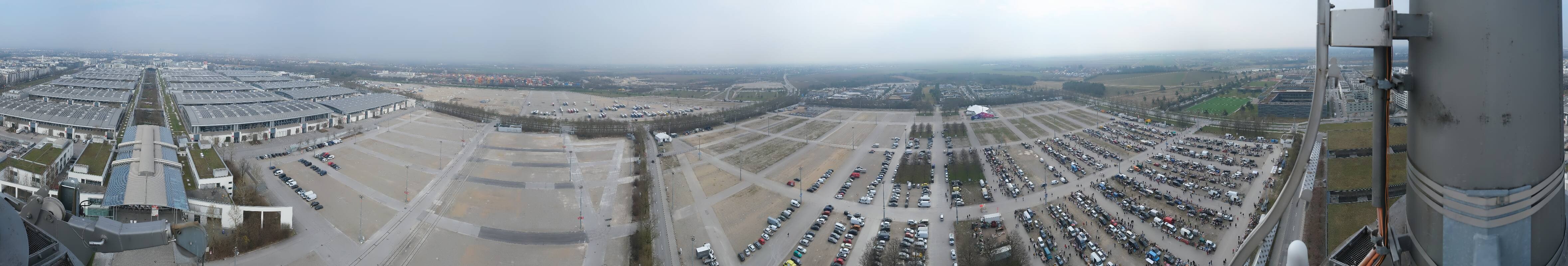 Archived image Webcam Munich: Messe München Riem