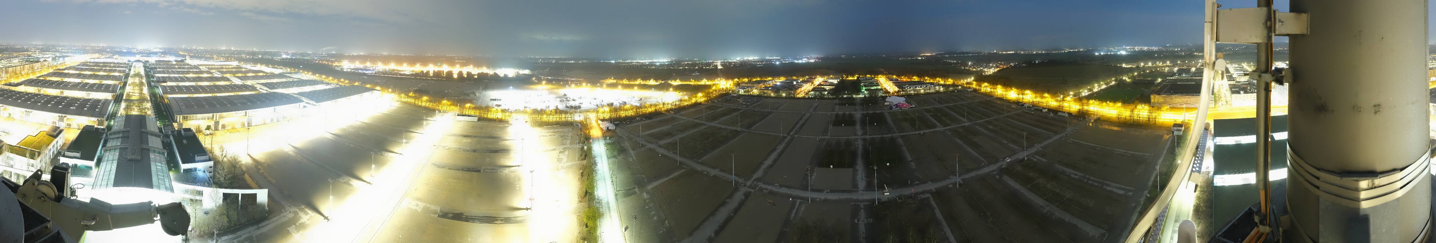 Archiv Foto Webcam München: Messeturm Riem (Messestadt Ost)