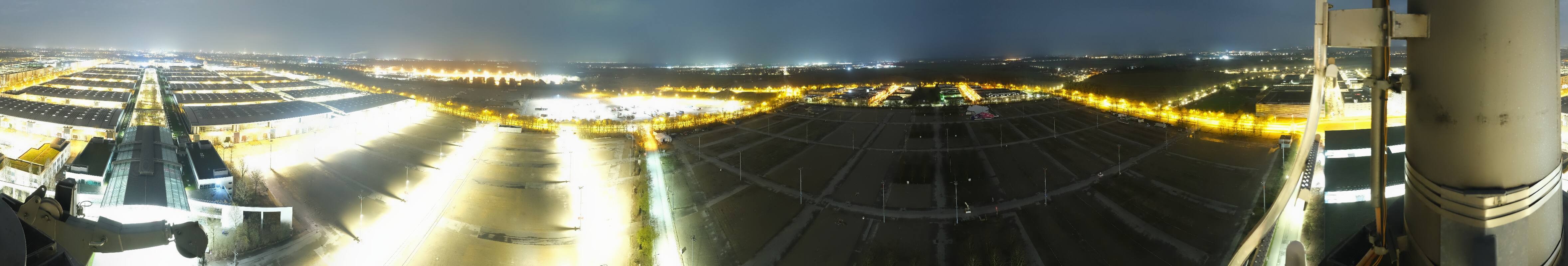 Archiv Foto Webcam München: Messeturm Riem (Messestadt Ost)