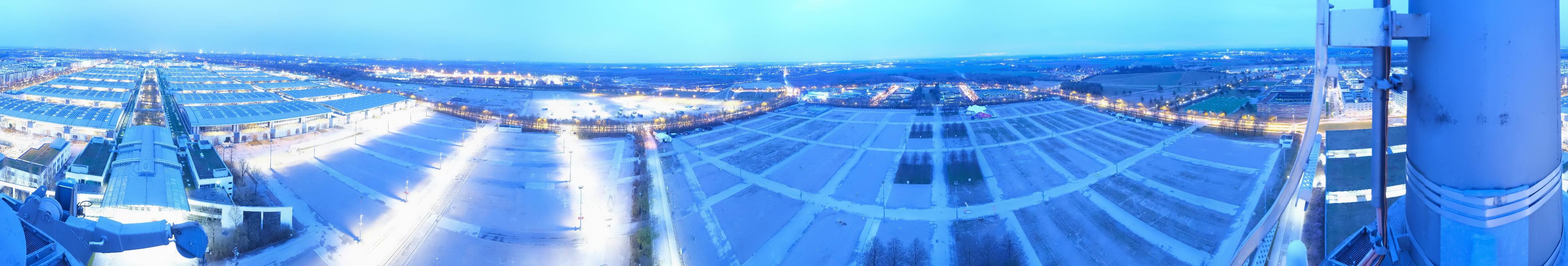 Archiv Foto Webcam München: Messeturm Riem (Messestadt Ost)