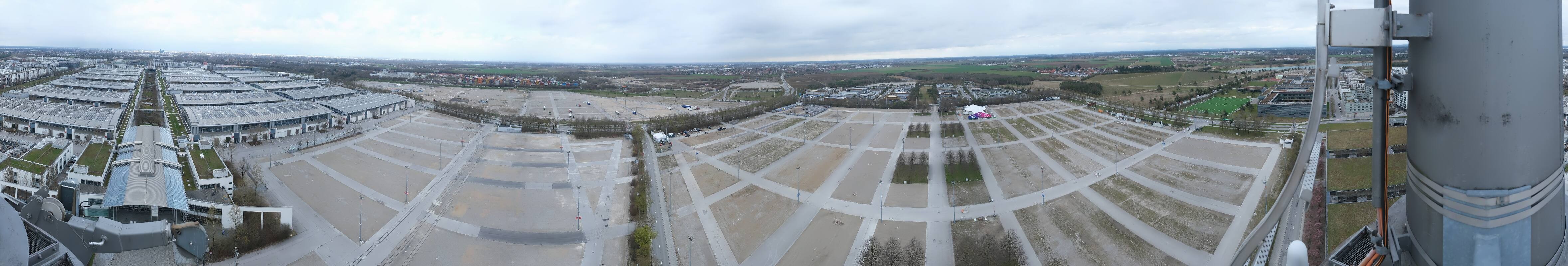 Archiv Foto Webcam München: Messeturm Riem (Messestadt Ost)