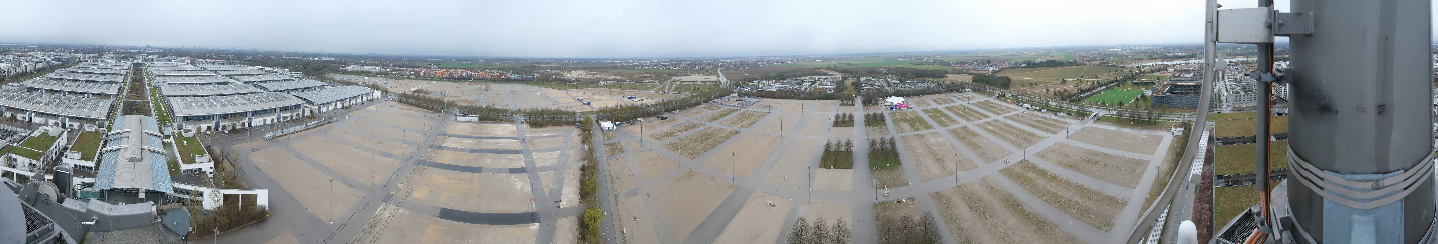 Archiv Foto Webcam München: Messeturm Riem (Messestadt Ost)