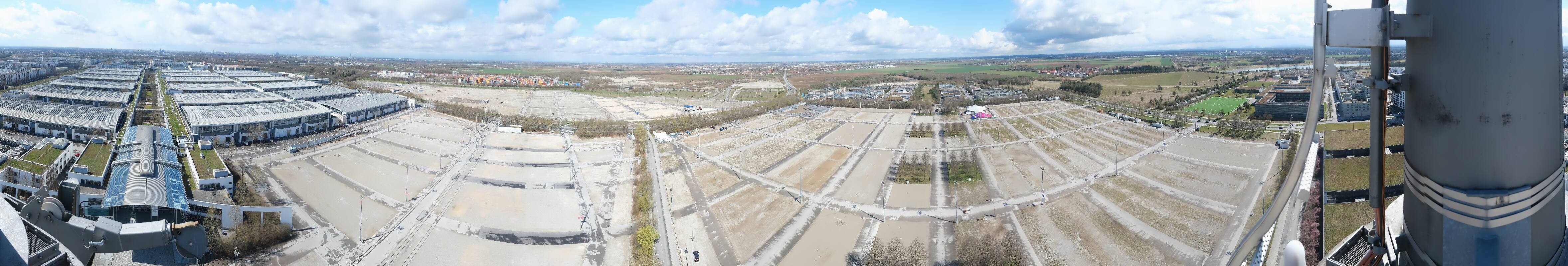 Archiv Foto Webcam München: Messeturm Riem (Messestadt Ost)